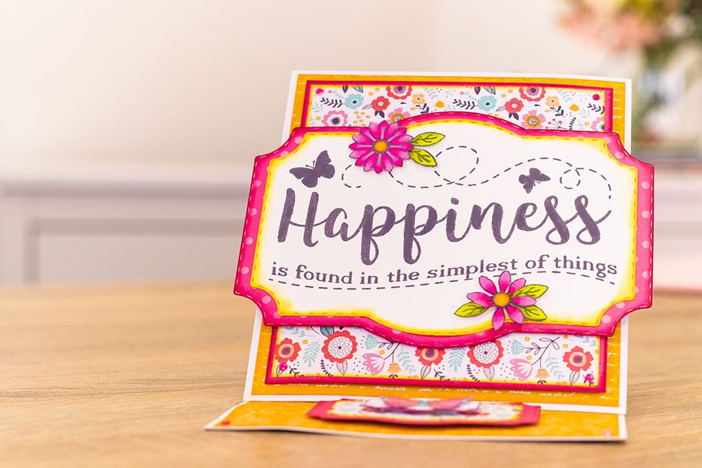 Sharon Callis - A6 Photopolymer Stamp - Happiness