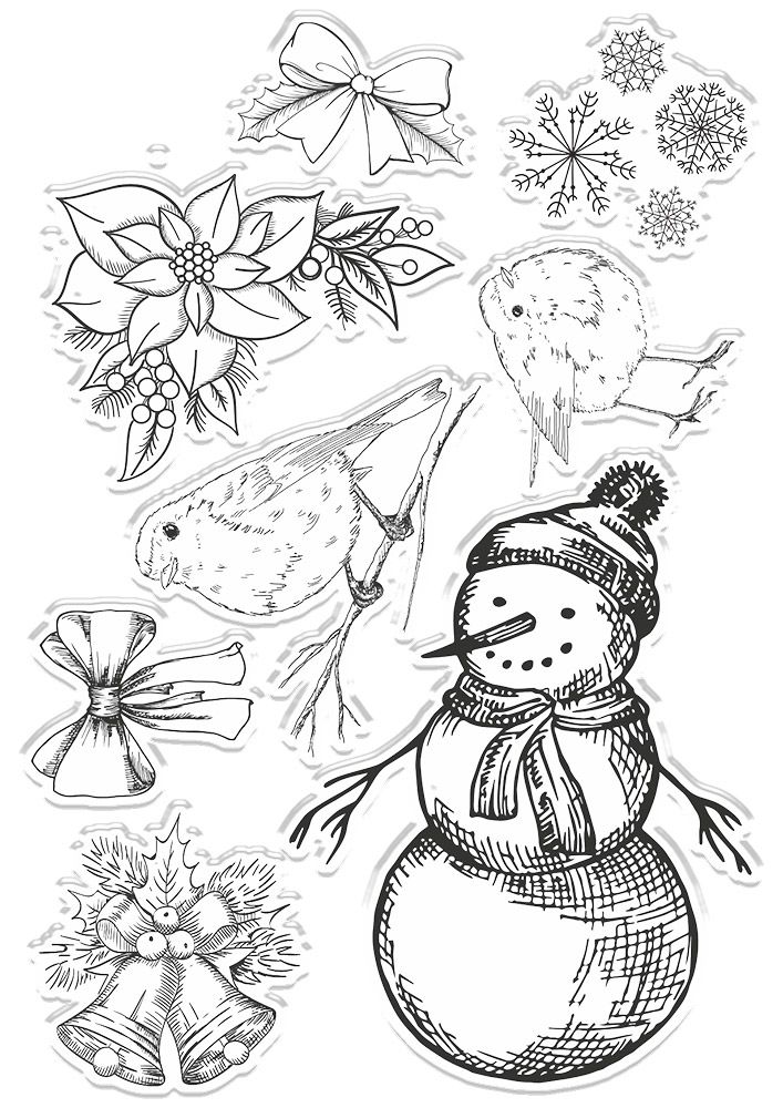 Gemini - Stamp and Die - Frosted Embellishments