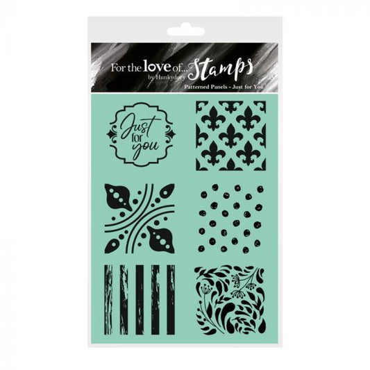 For the Love of Stamps - Patterned Panels