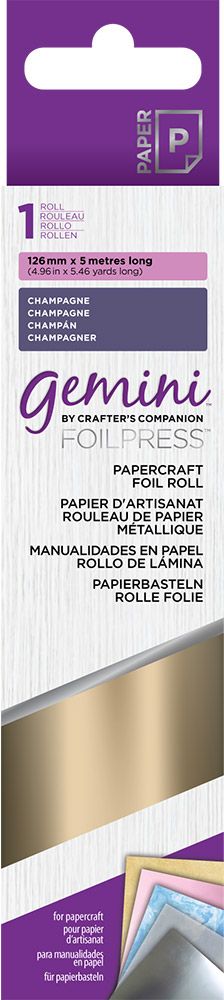 Gemini FoilPress Papercraft Foil - Champagne