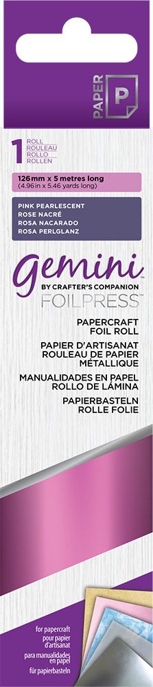 Gemini FoilPress Papercraft Foil - Pink Pearlescent