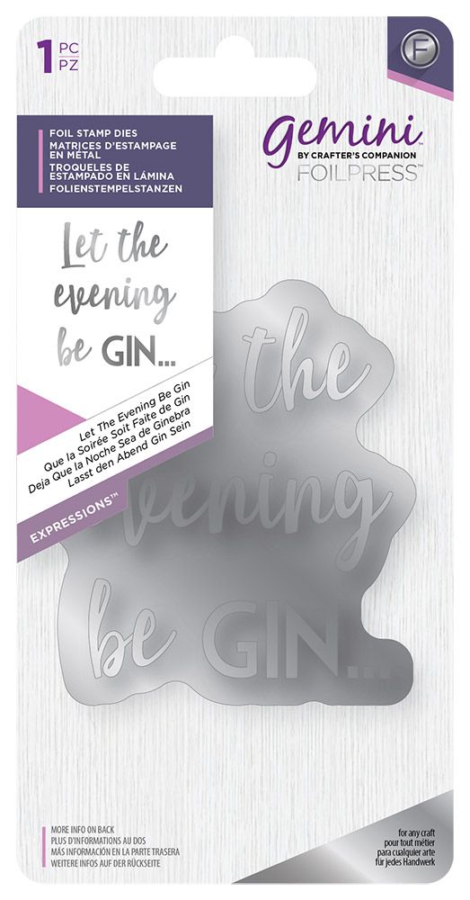 Gemini - Foil Stamp Die - Let the Evening Be Gin