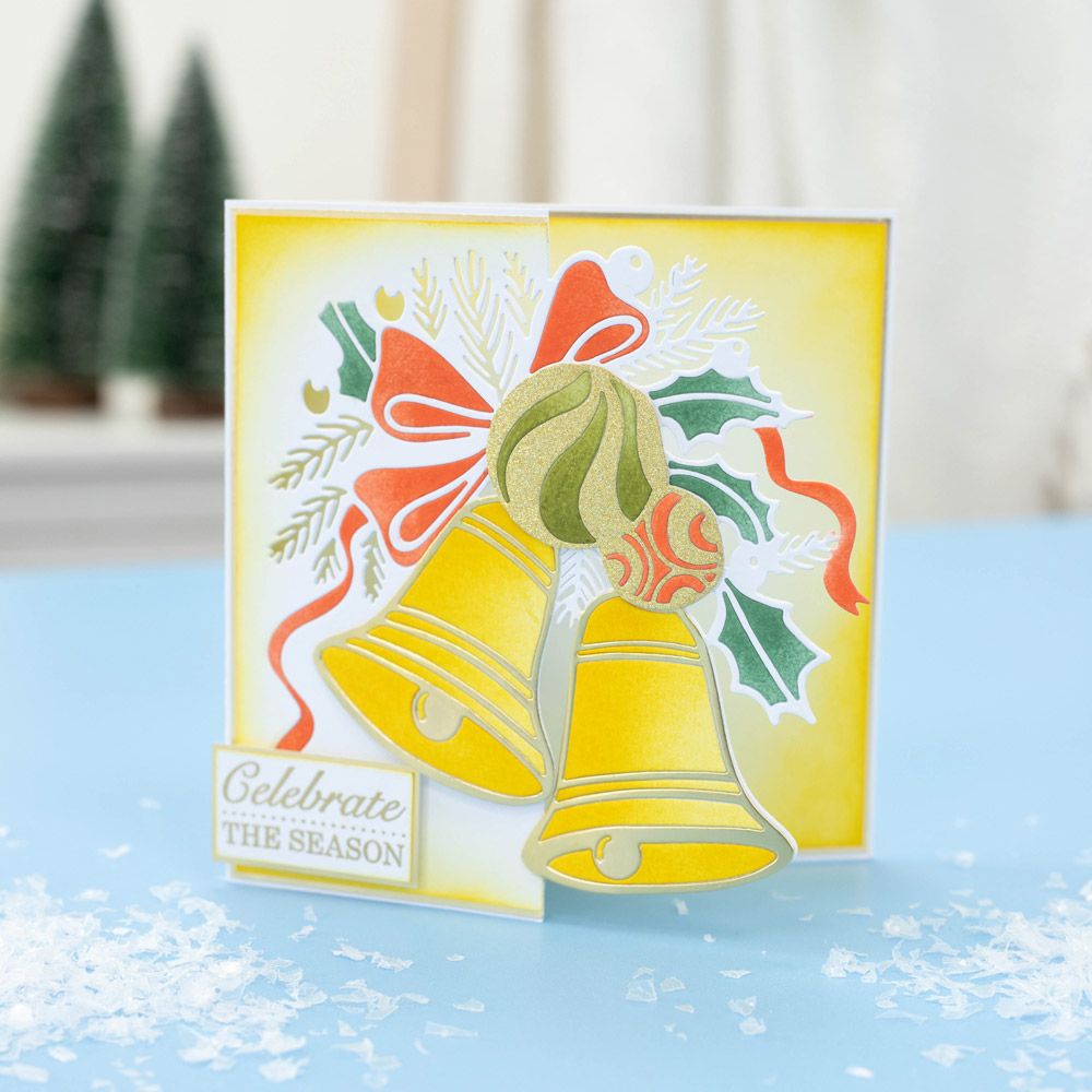 Gemini Half Create a Card Die - Jubilant Bells