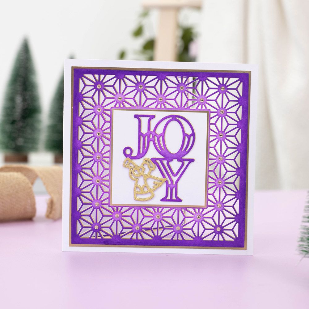 Gemini Festive Frames & Sentiments Die - Christmas Joy