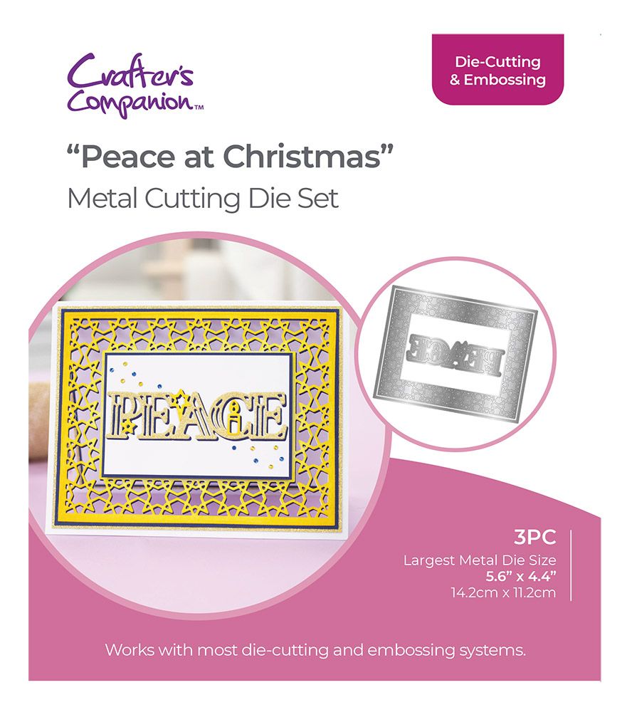 Gemini Festive Frames & Sentiments Die- Peace at Christmas