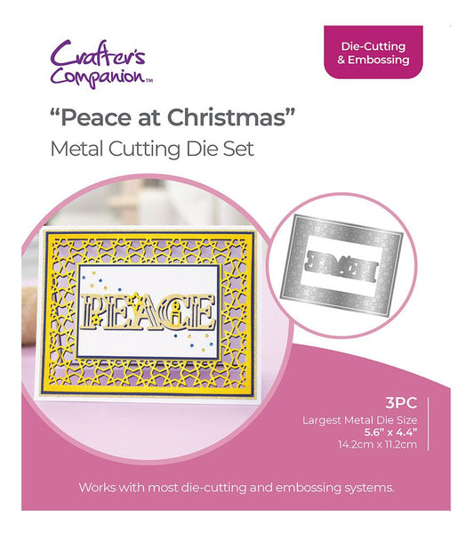 Gemini Festive Frames & Sentiments Die- Peace at Christmas