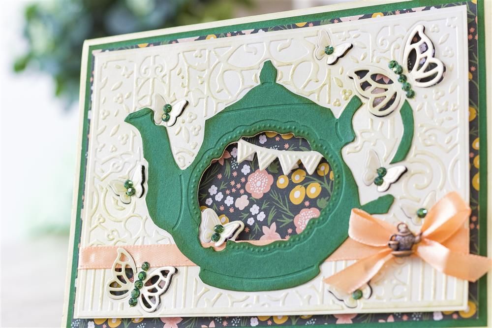 Gemini Cut and Emboss Folder - Tea for Two