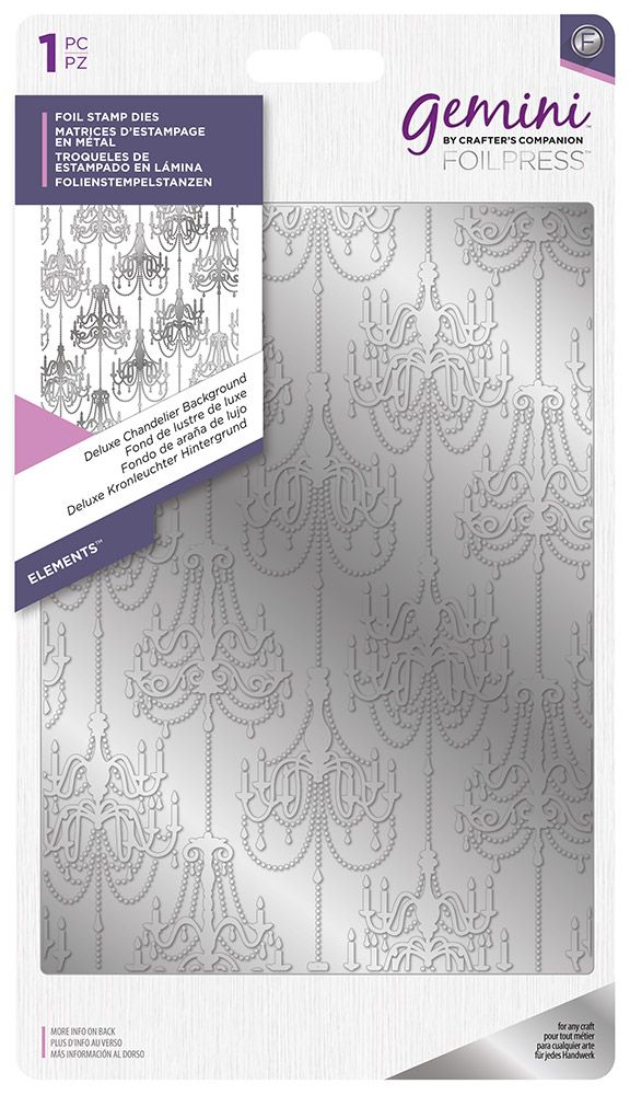 Gemini - Foil Stamp Die - Deluxe Chandelier Background