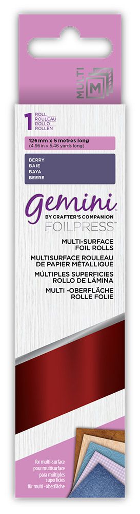 Gemini FoilPress Multi-Surface Foil - Berry