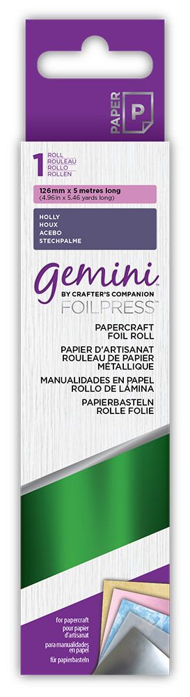 Gemini FoilPress Papercraft Foil - Holly