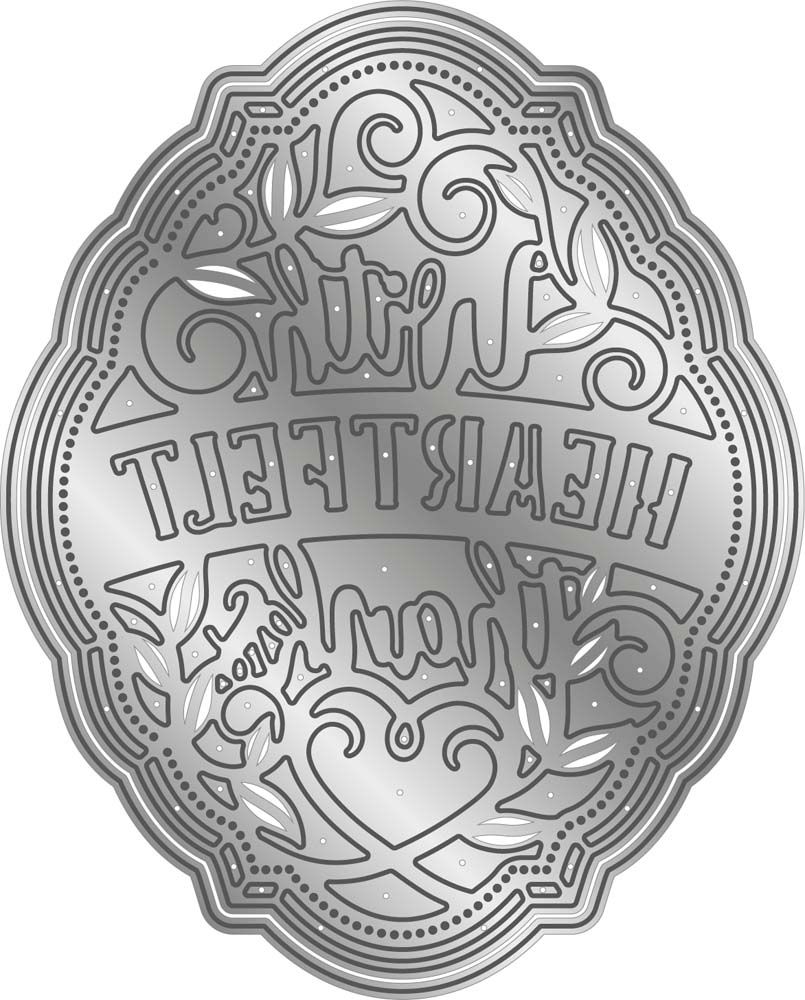 Gemini - Metal Die - Expressions - With Heartfelt thanks