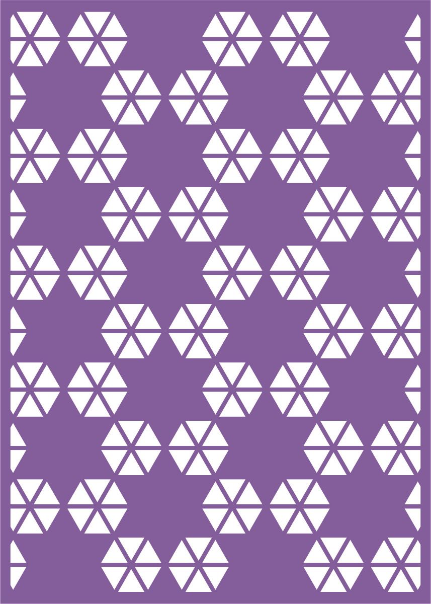 Crafters Companion Kaleidoscope Layering Stencils - Geometric Florals