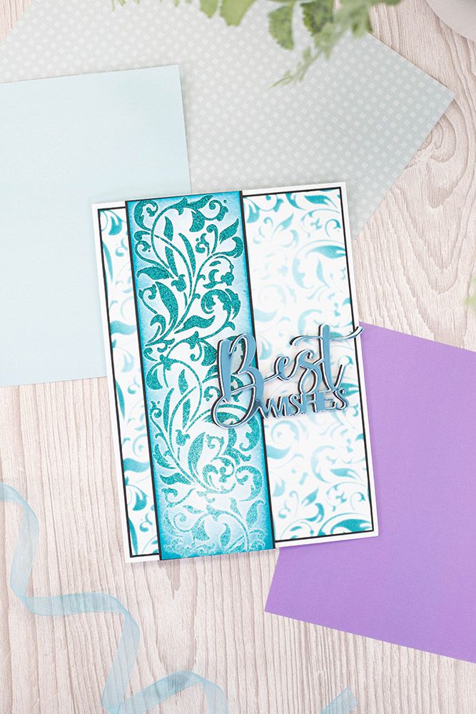 Crafters Companion Stencil Set - Swirls and Flourishes