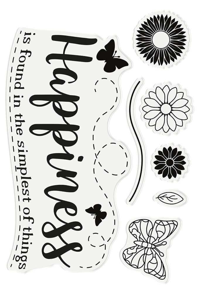 Sharon Callis - A6 Photopolymer Stamp - Happiness