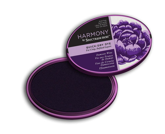 Harmony Quick Dry Ink Pad - Damson Wine