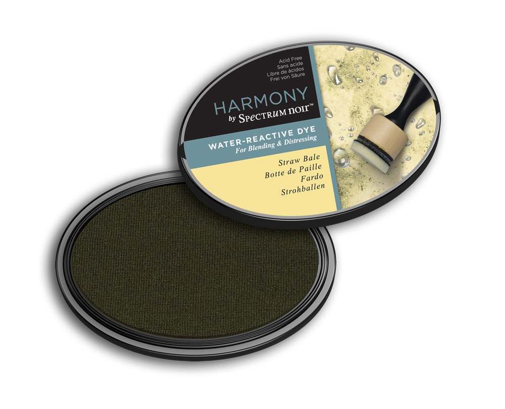 Harmony by Spectrum Noir Water Reactive Dye Inkpad - Straw Bale