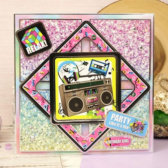 Hunkydory Topper Favorites - I Love the 80's!