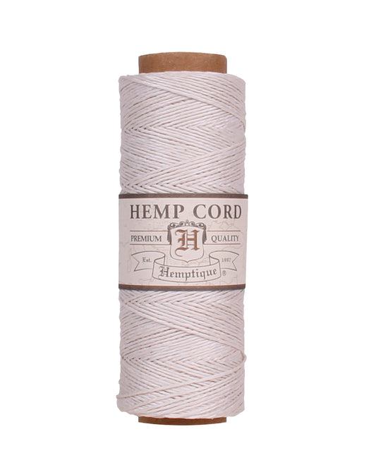 Hemptique #10 Hemp Cord Spools 25G - White