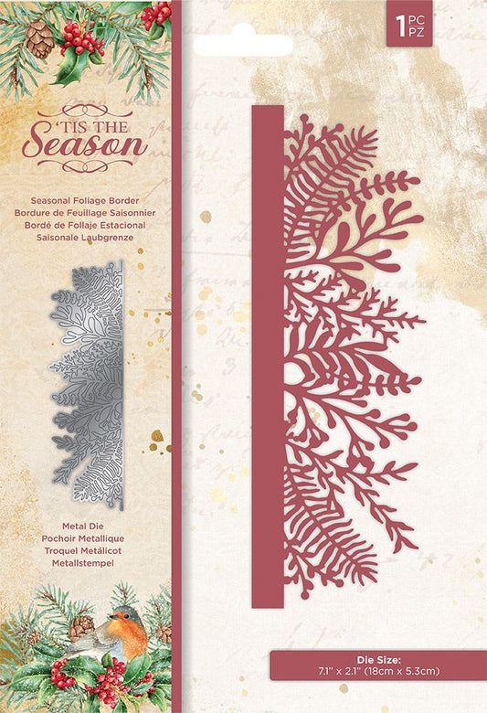 Tis the Season - Seasonal Foliage Border Die