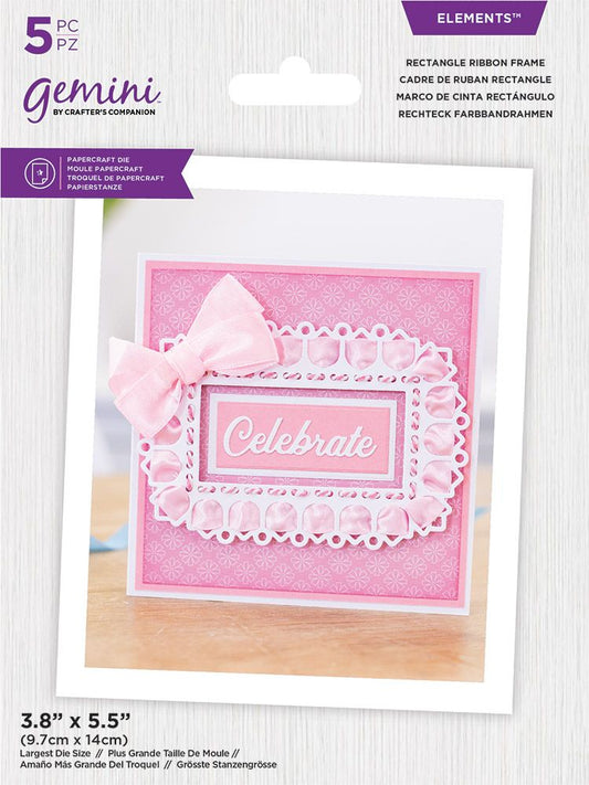 Gemini - Elements - Rectangle Ribbon Frame