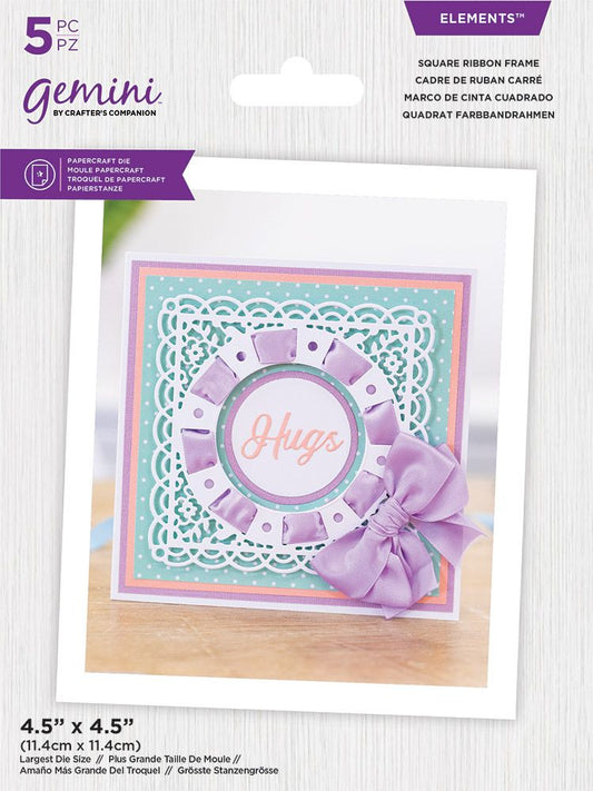 Gemini - Elements - Square Ribbon Frame