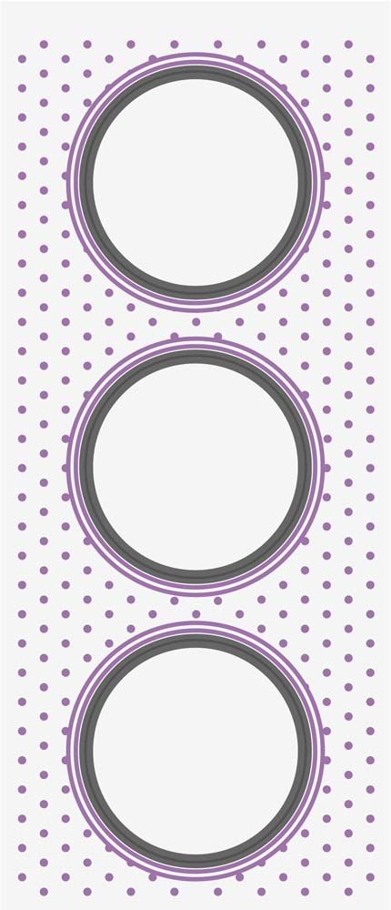 Gemini - 3.75" x 8.5" Embossing Folder - Pretty Polka Dots
