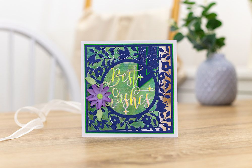 Gemini Create-A-Card Die - Interchangeable Flower Frame