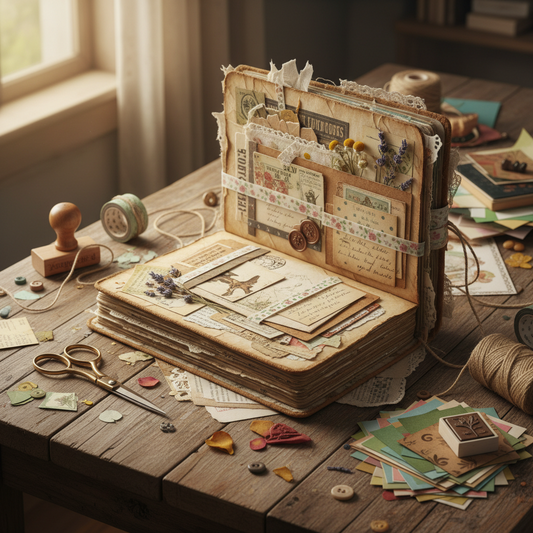 *Back to Basics - 01 - Let's Create A Junk Journal Together