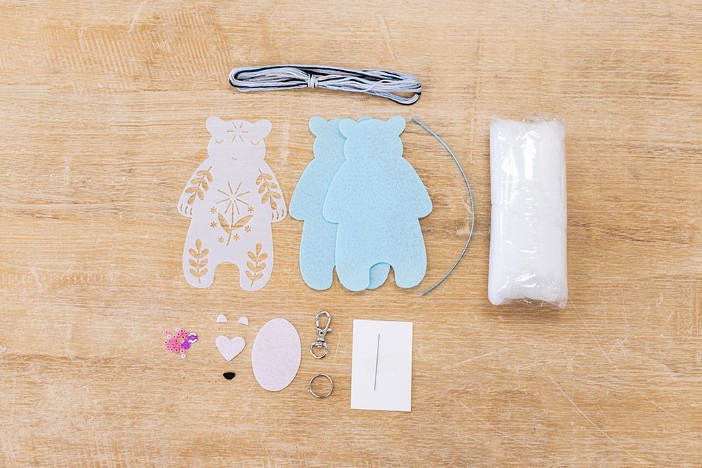 Threaders - Keyring Kit - Bear