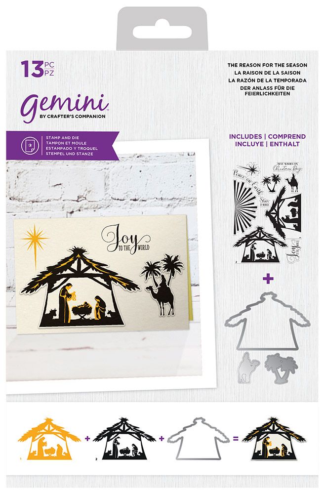 Gemini Layering Stamp & Die - The Reason for the Season