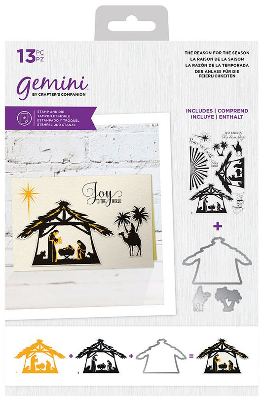 Gemini Layering Stamp & Die - The Reason for the Season