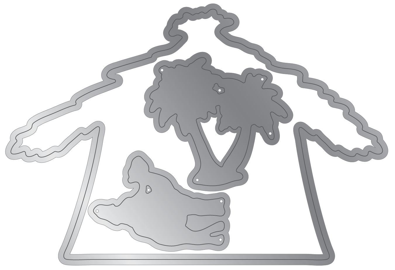 Gemini Layering Stamp & Die - The Reason for the Season