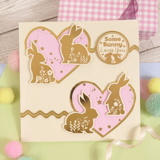 Spring Sensation Elegance Scored Card Blanks 6" x 6" and A5