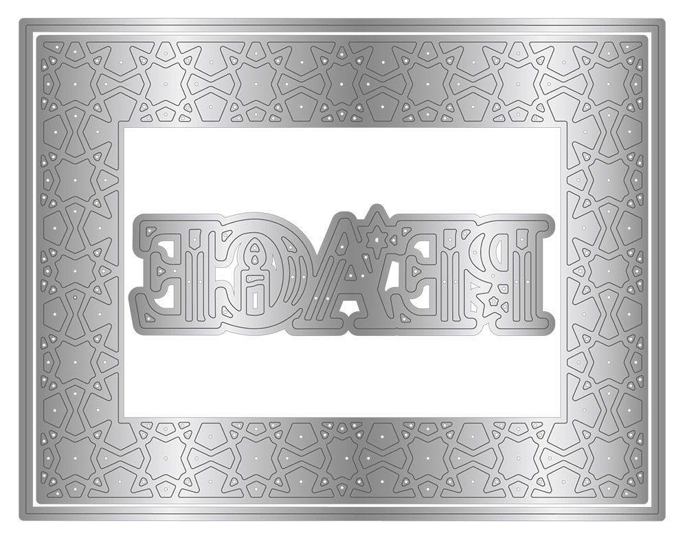 Gemini Festive Frames & Sentiments Die- Peace at Christmas