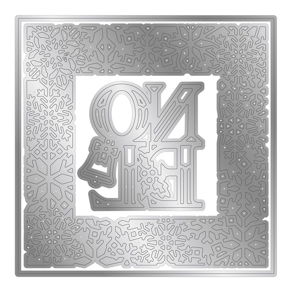Gemini Festive Frames & Sentiments Die- Winter Noel