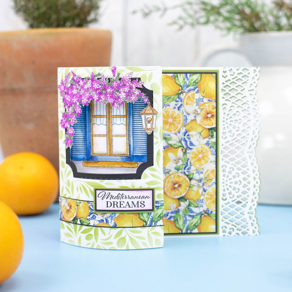 Mediterranean Dreams Clear Acrylic Stamp Set - Mediterranean Window