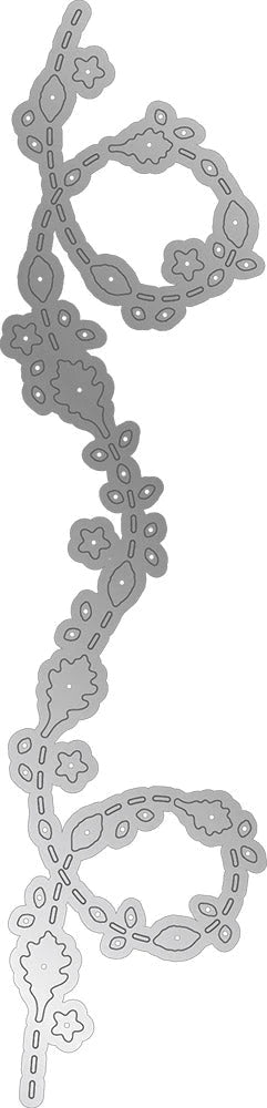 Gemini Confetti Border Elements Die - Autumn Leaves