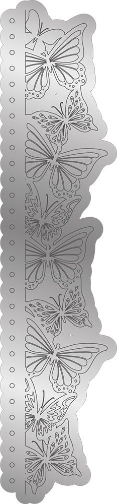 Gemini Edgeable Timeless Border Die - Butterflies