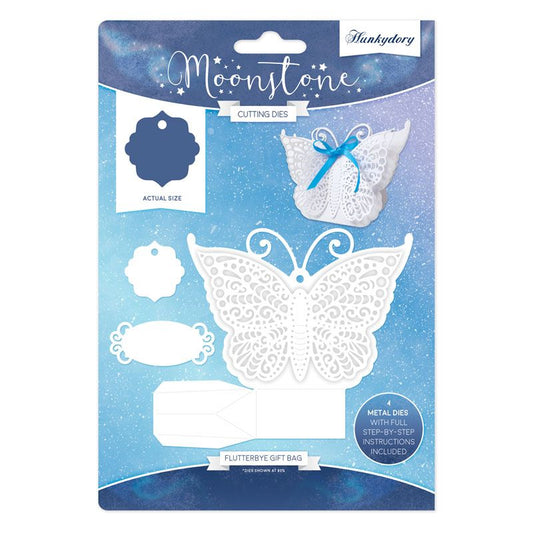 Hunkydory - Flutterbye Gift Bag Moonstone Die Set