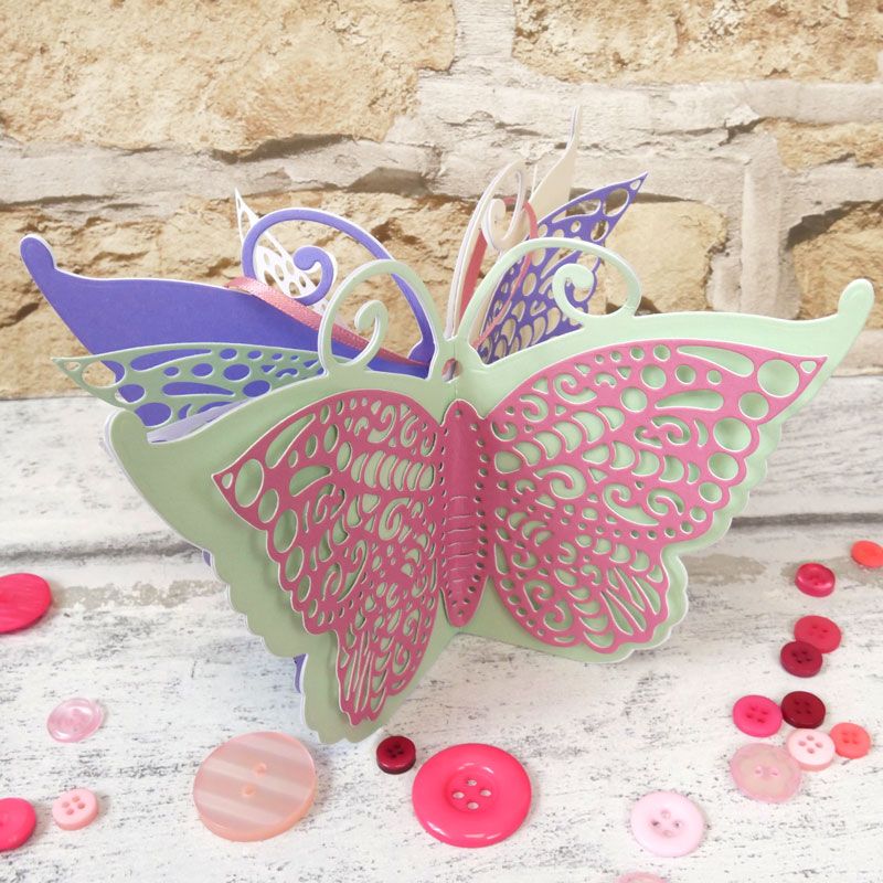 Hunkydory - Flutterbye Gift Bag Moonstone Die Set