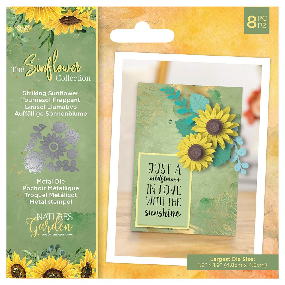 Natures Garden Sunflower Collection Die - Striking Sunflower