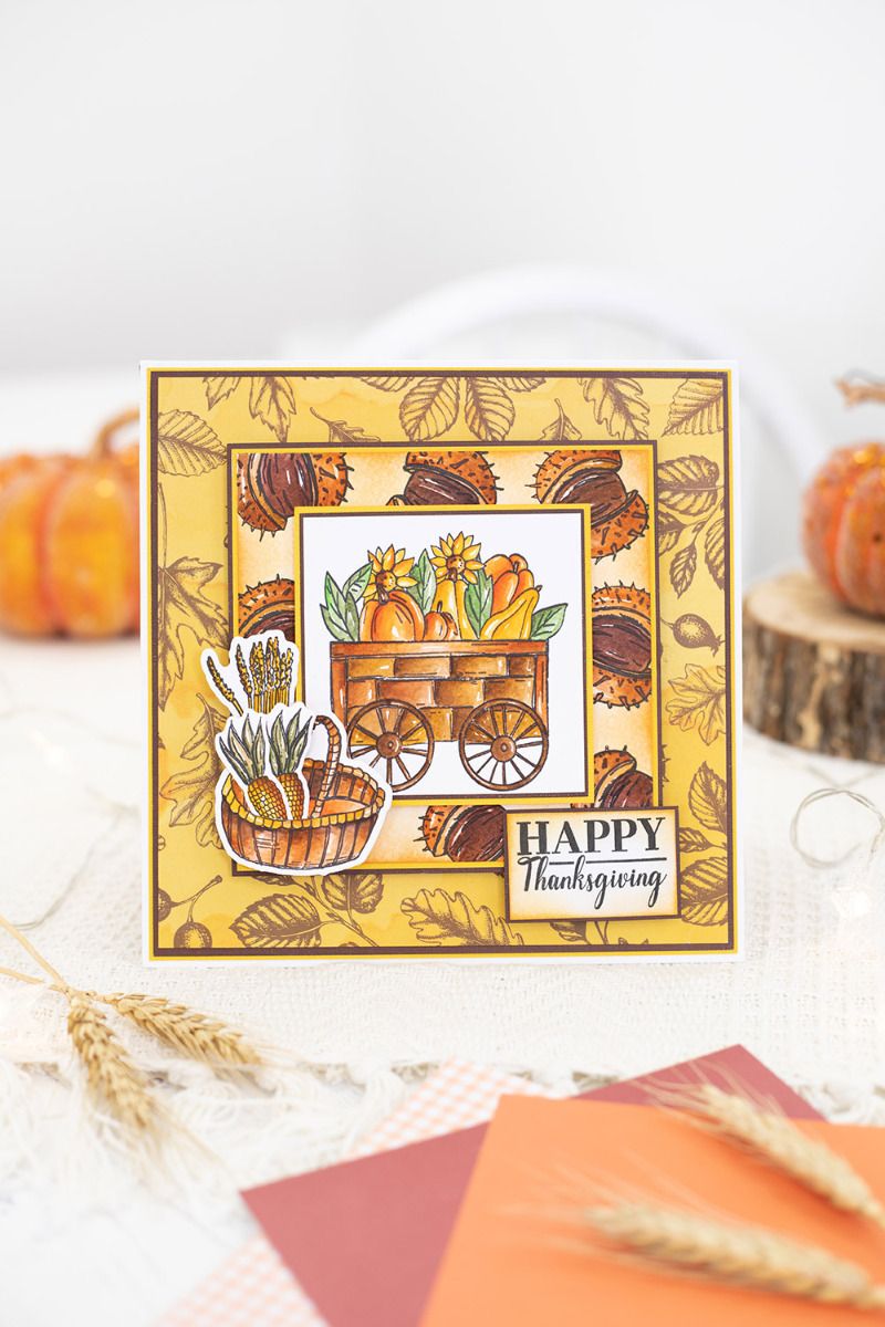 Natures Garden Autumn Blessings Collection Acrylic Stamp - Pumpkin Patch