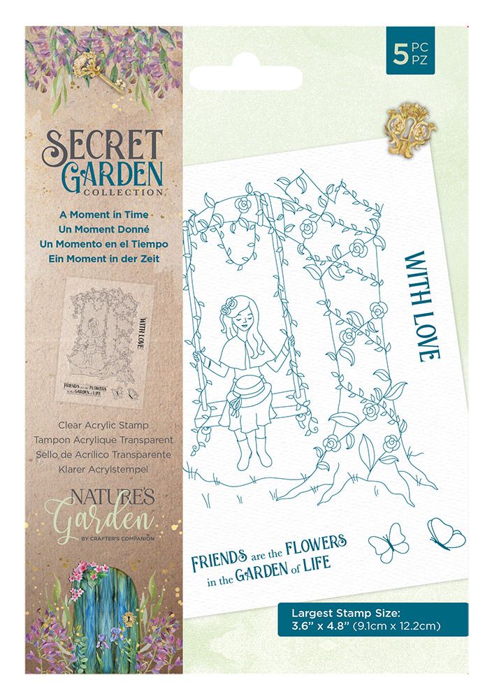 Natures Garden - Secret Garden - Stamp - A Moment in Time