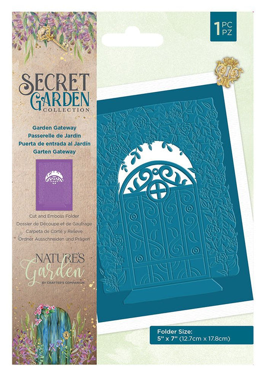 Secret Garden - Cut and Emboss - Garden Gateway