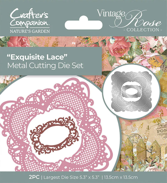 Nature's Garden Vintage Rose Die - Exquisite Lace