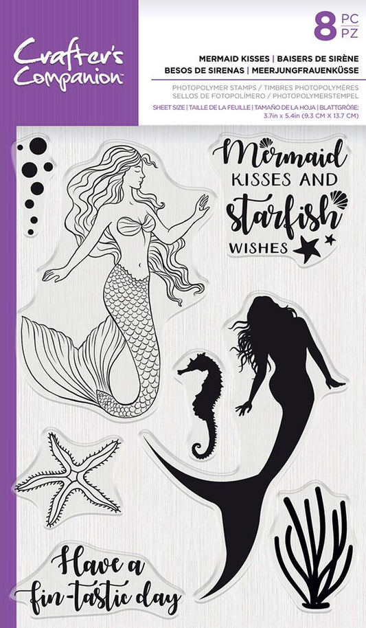 Crafters Companion Photopolymer Stamp - Mermaid Kisses