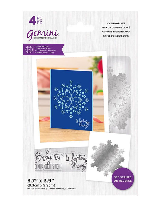 Gemini - Stamp and Die - Icy Snowflake