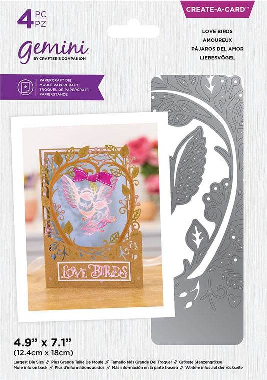 Gemini - Create a Card - Love Birds