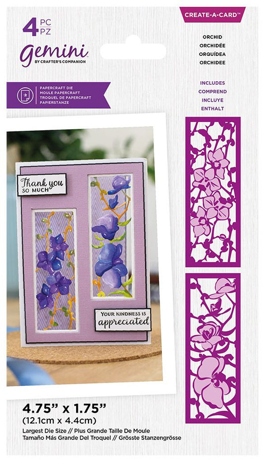 Gemini Floral Panels Orchid