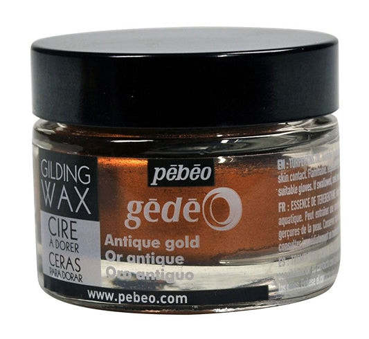 Pebeo Gilding Wax Antique Gold - 30ml po
